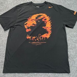 Nike Shirt Lebron James Mens 2XLBlack Hidden Images City Basketball Tee NBA XXL